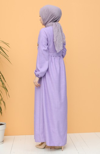 Lila Hijab Kleider 21Y8239-01