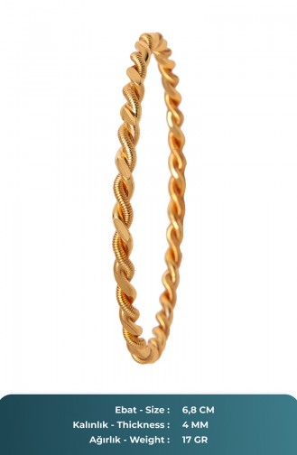 Goldfarbig Armband 25-60-105-13-20