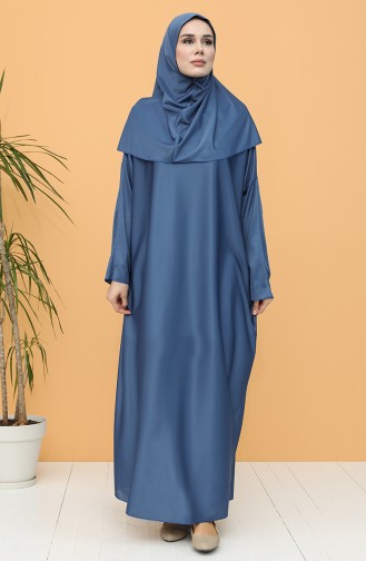 Indigo Praying Dress 4537-07