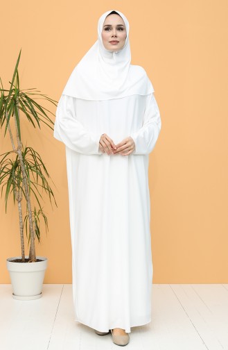 ملابس الصلاة أبيض 4537-08