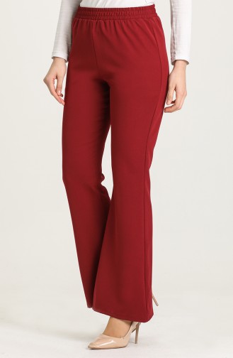 Claret Red Pants 1010011PNT-01