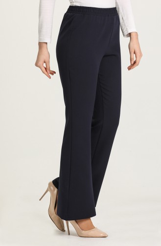 İspanyol Paça Pantolon 10011PNT-04 Lacivert