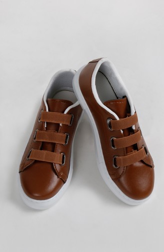 Tobacco Brown Sport Shoes 0301-03