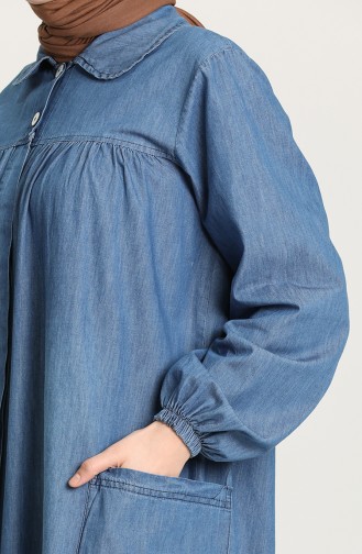 Robe Hijab Bleu Jean 21Y8265-02