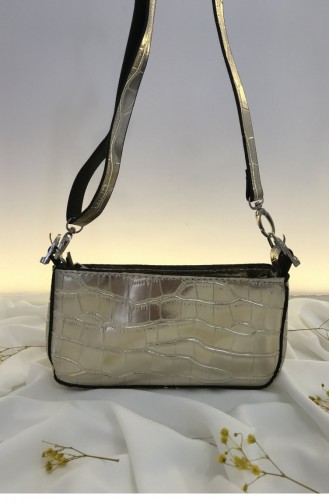 Gold Colour Portfolio Hand Bag 000074.ALTIN