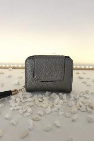 Silver Gray Wallet 000137.GUMUS