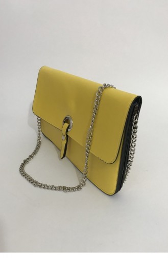 Yellow Portfolio Hand Bag 000143.SARI