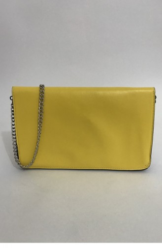 Yellow Portfolio Hand Bag 000143.SARI