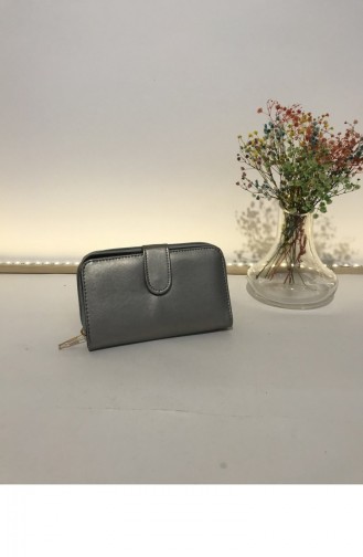 Silver Gray Wallet 000228.GUMUS