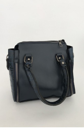 Navy Blue Shoulder Bags 000319.LACIVERT