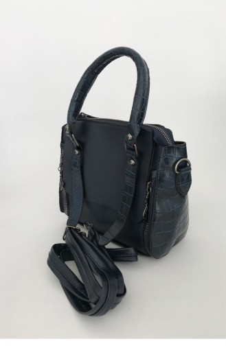 Navy Blue Shoulder Bags 000319.LACIVERT