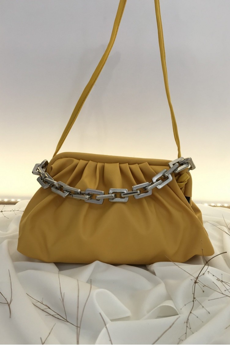 Yellow Portfolio Clutch 000512.SARI