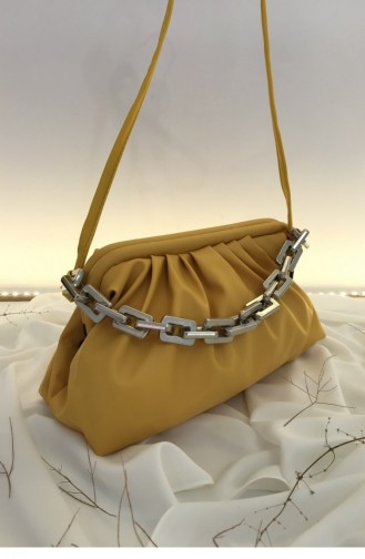 Yellow Portfolio Hand Bag 000512.SARI