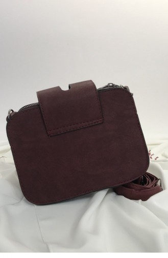Claret red Shoulder Bag 000662.BORDO