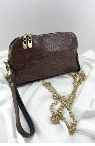Brown Portfolio Hand Bag 000685.KAHVERENGI