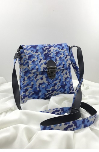 Blue Shoulder Bags 000694.MAVI