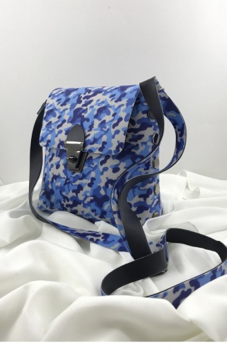Blue Shoulder Bags 000694.MAVI