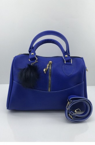 Blue Shoulder Bags 000744.SAKSMAVI