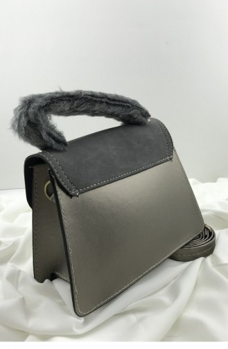 Silver Gray Shoulder Bags 000767.GUMUS