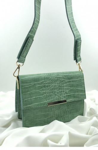 Green Shoulder Bag 000789.YESIL