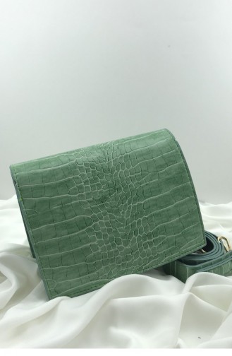 Green Shoulder Bag 000789.YESIL
