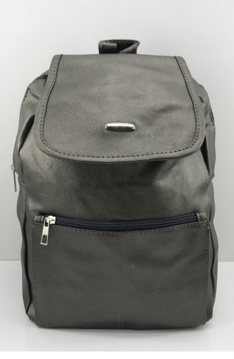 Silver Gray Backpack 000796.GUMUS