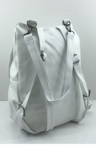 White Backpack 000799.BEYAZ