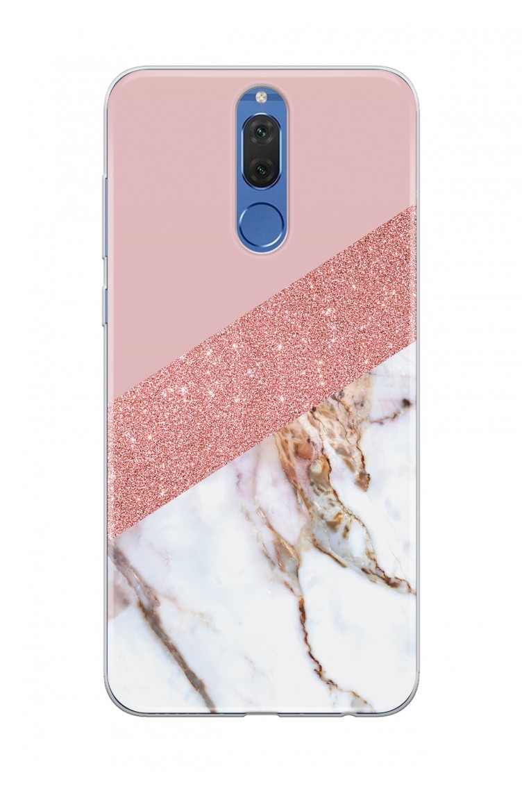 simli mermer tasarimli huawei mate 10 lite telefon kilifi wm045