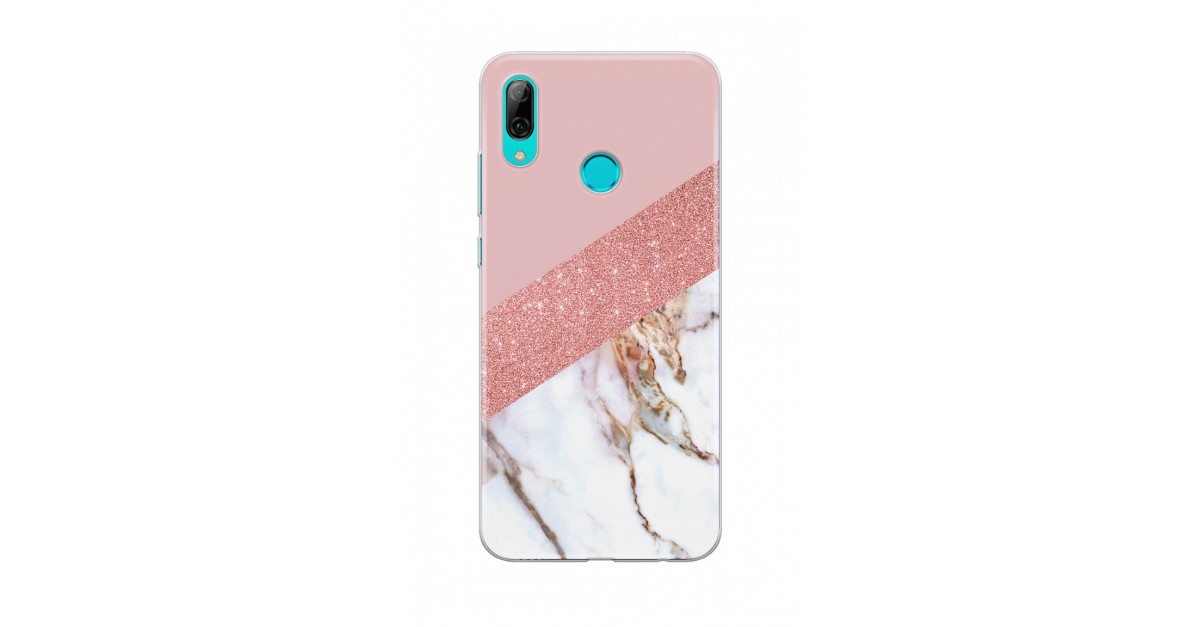 simli mermer tasarimli huawei p smart 2019 telefon kilifi wm045