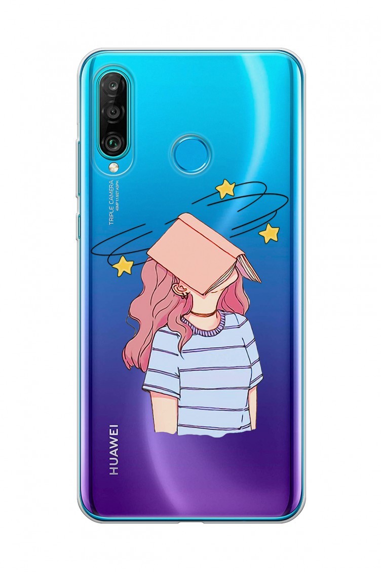 kitapli kiz tasarimli huawei p30 lite telefon kilifi fms066 sefamerve