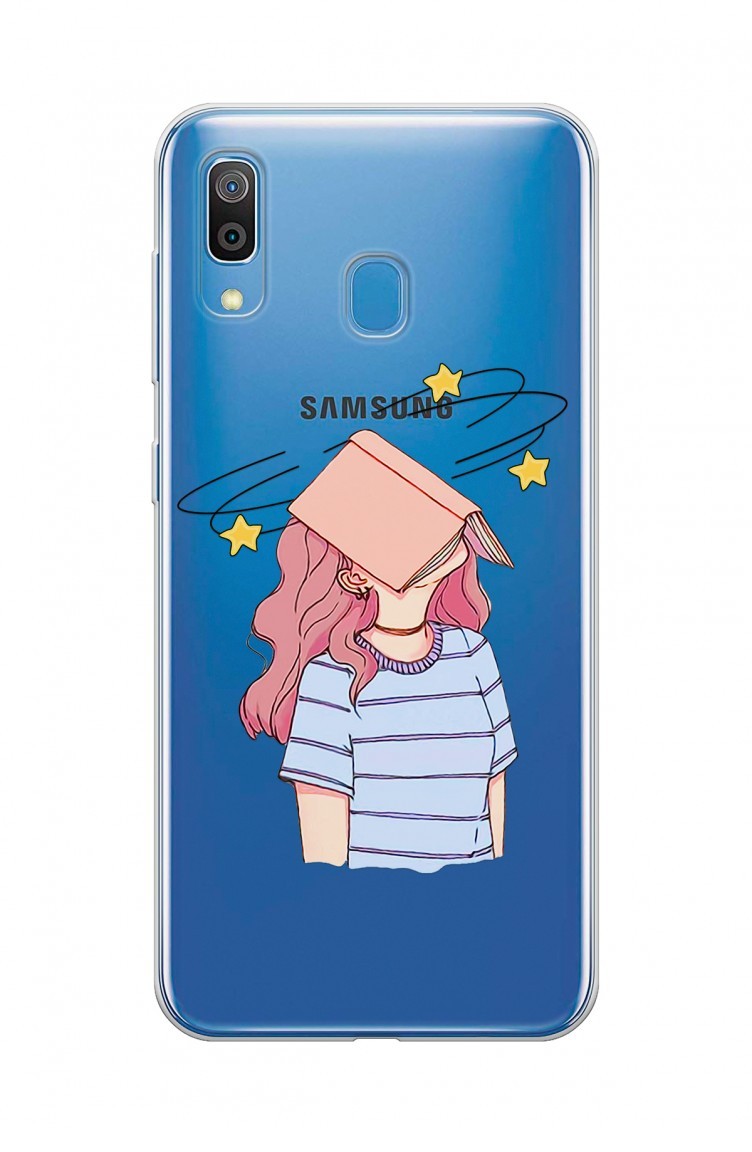 kitapli kiz tasarimli samsung galaxy a20 telefon kilifi fms066