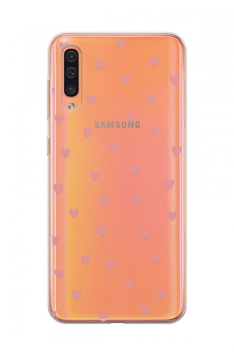 pudra neon kalpler tasarimli samsung galaxy a50 telefon kilifi wd120