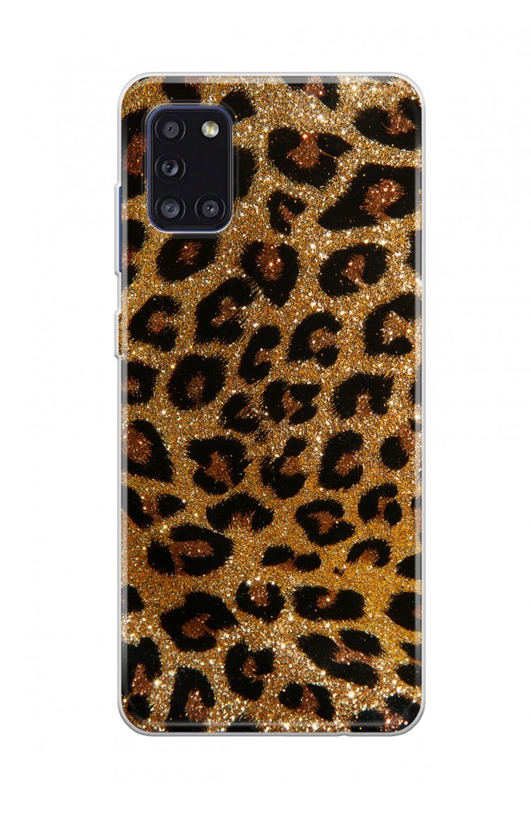 leopar tasarimli samsung galaxy a31 telefon kilifi wl055 sefamerve