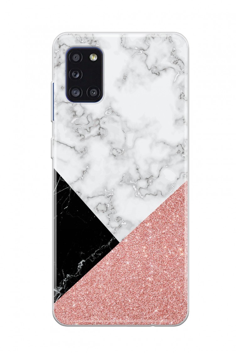 ucgen simli mermer tasarimli samsung galaxy a31 telefon kilifi wm044 10831