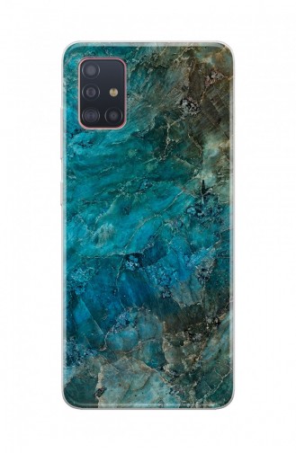 Kırık Mermer Tasarımlı Samsung Galaxy A51 Telefon Kılıfı Fmm061