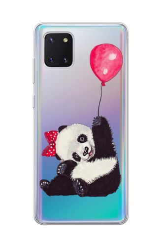 Panda Tasarımlı Samsung Galaxy A81 Telefon Kılıfı Fms054