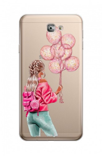 Panda Tasarımlı Samsung Galaxy J7 Prime 2 Telefon Kılıfı Fms054