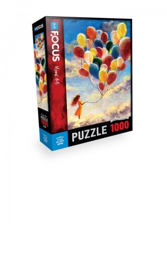Blue Focus 1000 Parça Puzzle Flying Ballons 15201063768355