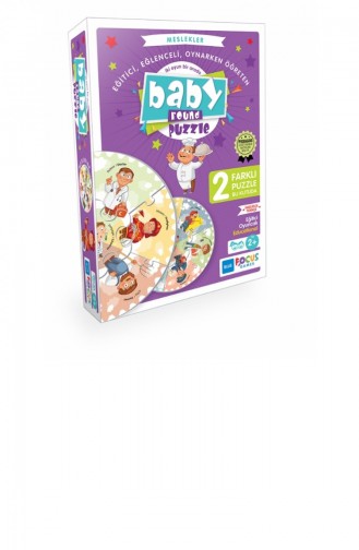 Baby Round Puzzle Meslekler 18813843985878