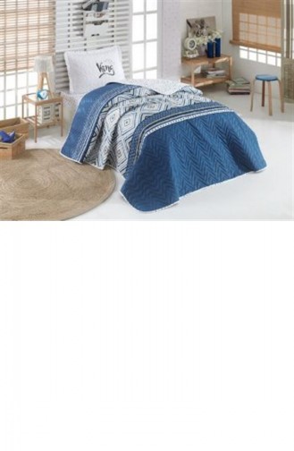 مجموعة غطاء السرير أزرق 8681727018602