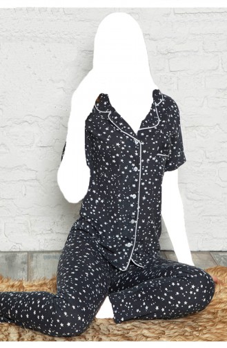 Schwarz Pyjama 21