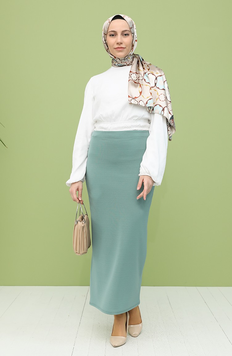 Mint Green Skirt 0202 08 Sefamerve
