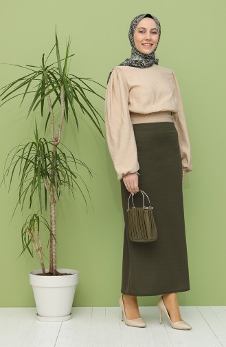 Jupe Khaki 0202-10