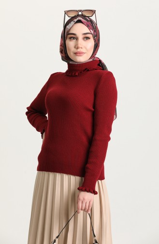 Weinrot Pullover 4281-06