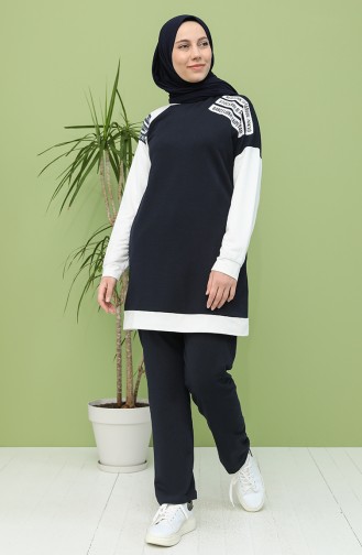 Navy Blue Tracksuit 9158-04