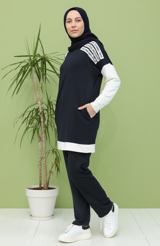 Navy Blue Tracksuit 9158-04