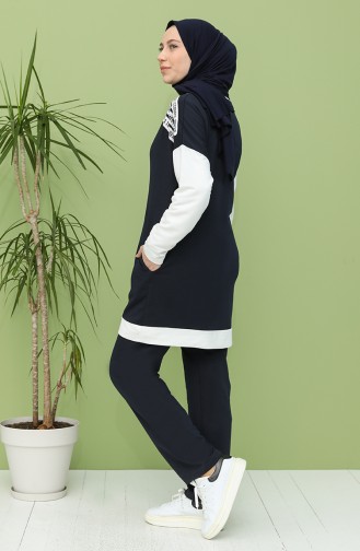 Navy Blue Tracksuit 9158-04