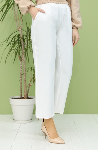 Ecru Pants 4413PNT-01