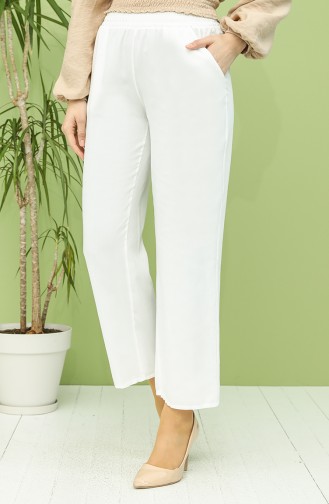 Ecru Pants 4413PNT-01