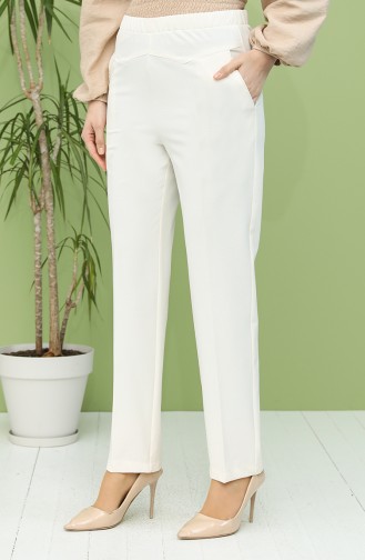 Pantalon Crème 10006-04